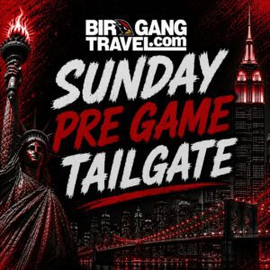 BIRDGANG NYC TAILGATE WITH OR WITOUT RT BUS FROM TIMESQUARE (SUNDAY)