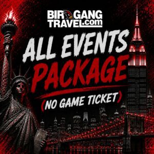 BIRDGANG NYC WEEKEND ALL EVENTS PACKAGE