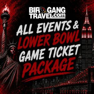 BIRDGANG NYC ALL EVENTS PACKAGE + GAME TICKET EXCLUSIVE BIRDGANG SECTION